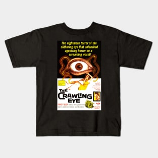 Classic Science Fiction Movie Poster - The Crawling Eye Kids T-Shirt